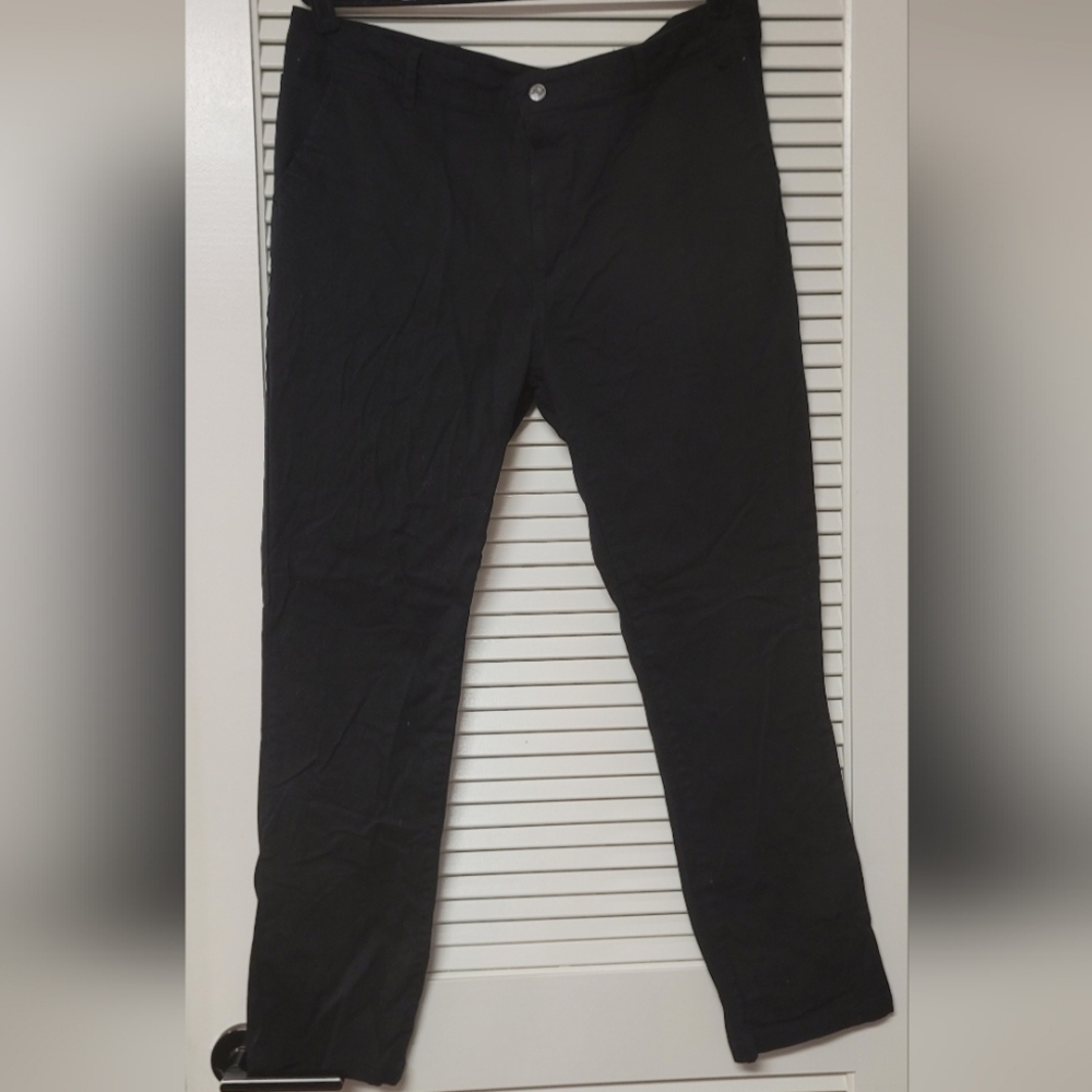 Galaxy By Harvic - Men's Black Classic Work Pants With Pockets